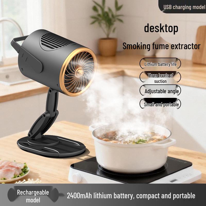 Portable High Wind Desktop Range Hood for Cross-Border Use