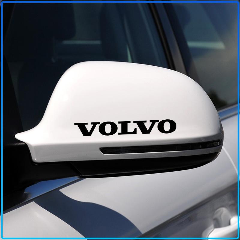4Pcs Car Door Handle Stickers Tire Rear View Mirror Decals Decoration For Volvo XC90 XC60 XC70 XC40 V90 V60 V40 C70 C30 S80