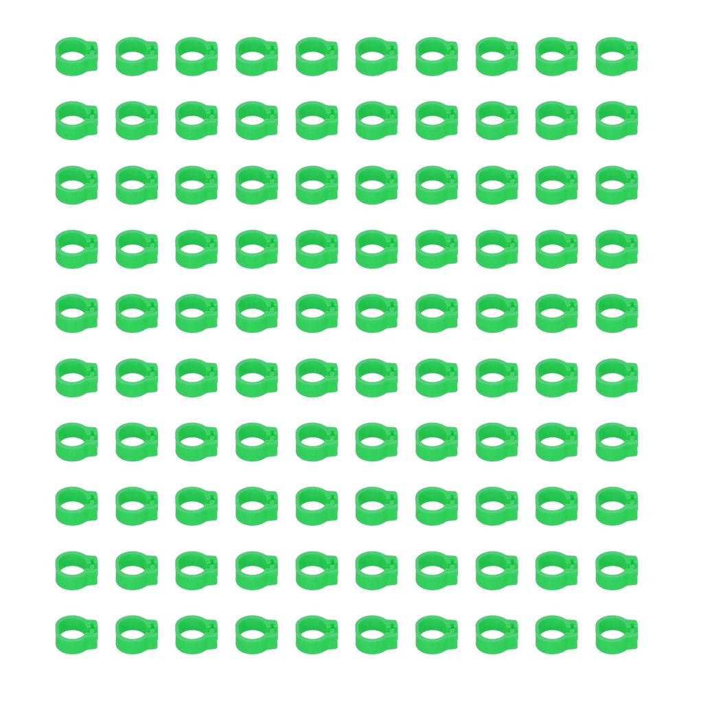 100PCS 8mm Pigeons Identification Leg Rings Poultry Leg Bands No Words Pigeons Supplies