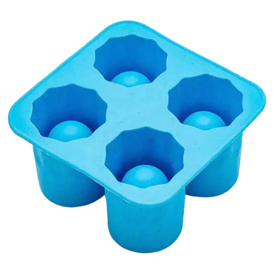 Silikonisbitsform ihålig iskoppbricka tjock långsamt smältande ismaskin för kaffe, cocktails, kalla drycker