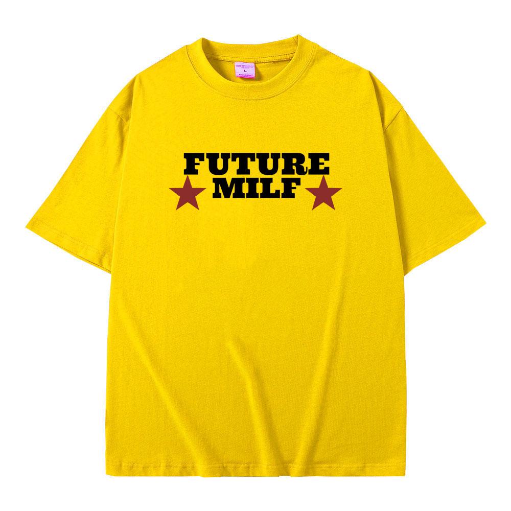 Rapper Future Milf Graphic Print Tshirt Men Women Hip Hop Vintage Tees Male Oversized Streetwear Men's Fashion Casual T-shirts