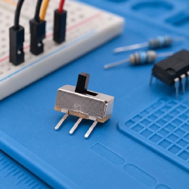 Leiterplatten-Schiebeschalter SS12D005, Kleine Kippschalter, 3-Pin 2-Position Ersatzteil für Schaltungssteuerung, DIY-Montage, Elektronikservice,
