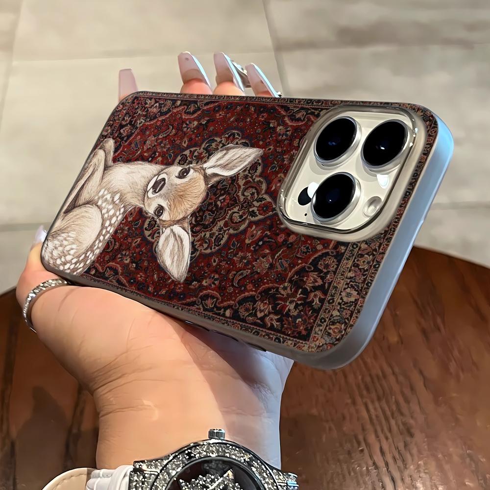 Sexy Deer Phone Case For IPhone 17 Air 16 Pro Max 15 14 13 12 11 Case For IPhone 15 14 13 12 11 Plus 17 16 Case Cover Funda