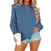 Tuta Comoda Casual alla Moda da Donna con Felpa a Manica Lunga e Girocollo