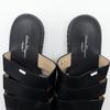 Salvatore Ferragamo Slide Sandals Mule Black Satin Women Used