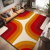Mondrian Bauhaus Geometric Area Rug Modern Abstract Art Non-Slip Washable Carpet for Living Room Bedroom Decor