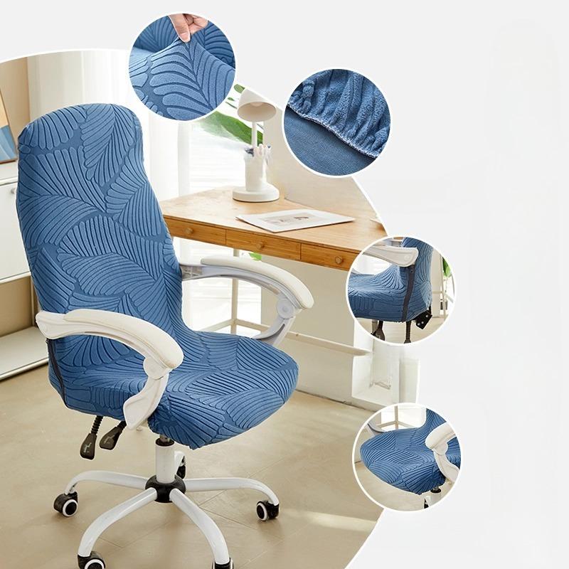 

Solid Color Computer Chair Cover 2025 New Style Office Study Chair Protective Cover All-inclusive Universal Stool Seat Cover S High backrest45-55