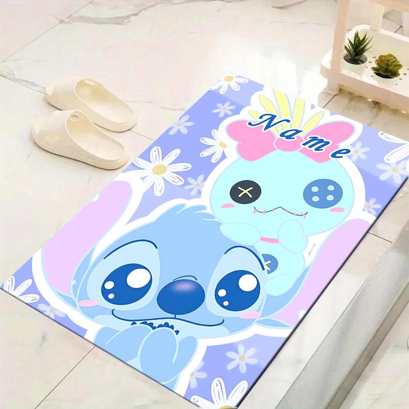 Custom 1Pc Stitch'S Colorful Adventure Rug Office Carpet Indoor Outdoor Entrance Doormat Nonslip Soft And Comfortable Living Room D916305