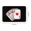 97Th 97 Year Old Card Playing Full Deck Non-slip Doormat Floor Mat Mat Carpet Rug for Kitchen Entrance Home Balcony Footpad Mats