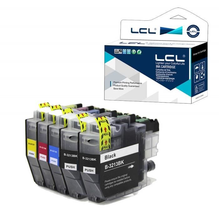 Cartouches d'encre - LCL - LC3213 - Compatible - Pack de 5 - Haute qualité d'impression
