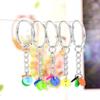 Keychain Rings Metal Blank Keyring Split Key Ring with 100Pcs Jump Rings & 100Pcs Screw Eye Pins for Organizing Keys Jewelry