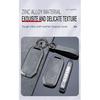 Key Fob Cover Fit for Kia EV6 GT-Line K8 V6 Zinc Alloy Key Case with Keychain Key Shell Protector 7 Button