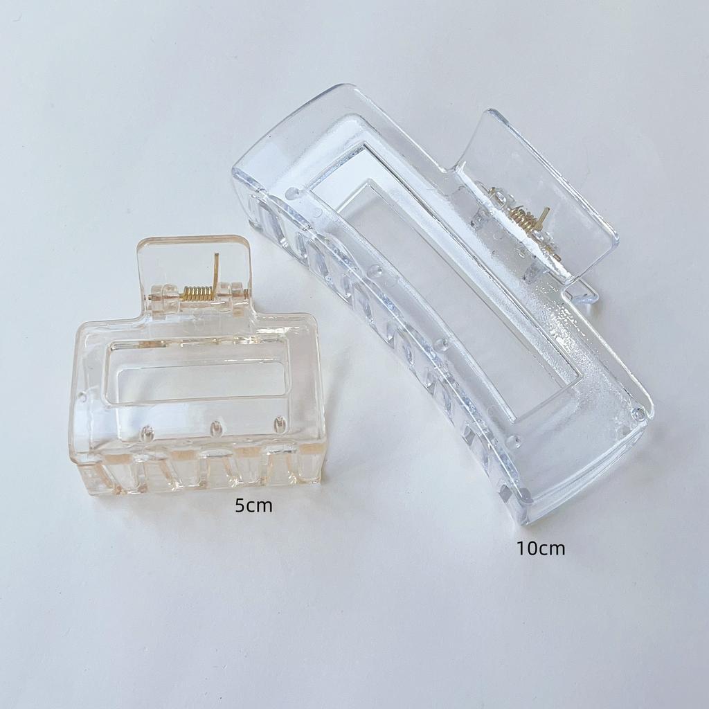 2 Pack 4.3 Inch Large Hair Clips Neutral Color Hair Claw for Women Thin Thick Curly Hair Matte Claw Clips Strong Hold Jaw Clip