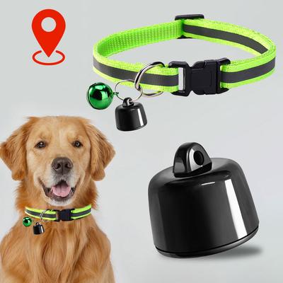 Urmăritor GPS pentru animale de companie cu guler reglabil Anti-pierdere Localizator inteligent pentru câine pisică Compatibil cu aplicația Find Tag Accesorii pentru animale de companie