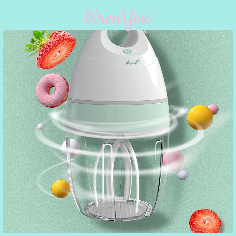 Stylish Electric Egg Beater Small Kitchen Mixer Perfect For Whipping Cream And Cakes
