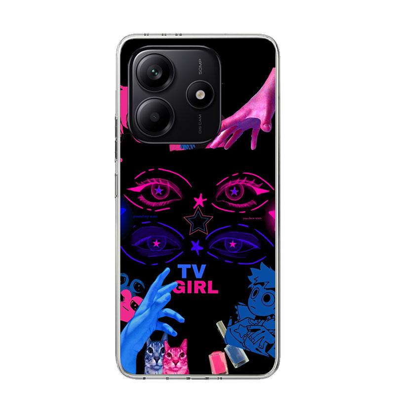 TV Girl Album Handyhülle Für Xiaomi Redmi Note 15 14 13 12S 12 Pro Plus 11S 11E 11 11T 10S 10 Kunst Weiches Muster Abdeckung Redmi Note