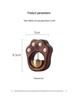 Cute Cat Paw Wind Chime: Entry Reminder Bell with Suction Mount