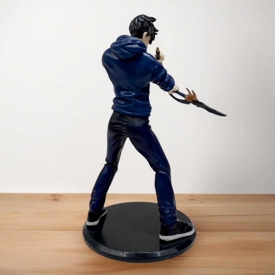 New SoloLeveling Shadow King Figure Sung Jinwoo Cheng Xiaoyu Handheld Model Desktop Ornament Action Figure Anime Collection Gift