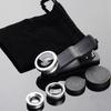 1 Set 3 In 1 Mobile Phone Fish Eye+0.67X Zoom Wide Angle+Macro Lightweight Camera Lens For Universal Cell Phone
