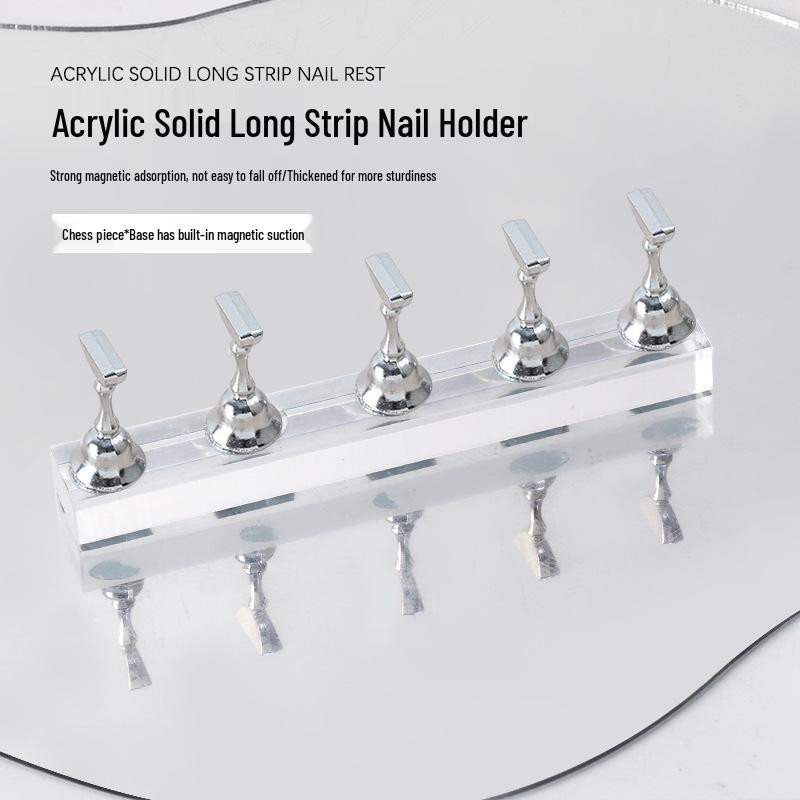 

Nail Art Acrylic Stand with Magnetic Base and Holder