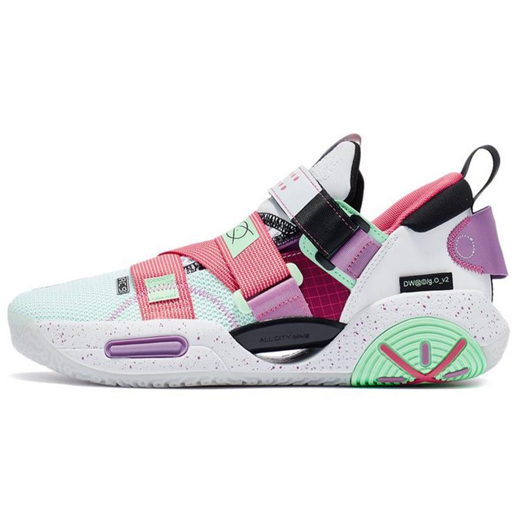 LINING Wade AC9 V2 Мужские профессиональные баскетбольные кроссовки - Белый/Красный ABAR075-4 42