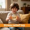 Squeeze Toy Steamed Bun Shape Stress Relief Ball In Steamer Basket Sensory Toy for Hand Exercise and Relaxation