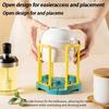 Portable Retractable Bowl Holder Drain Removable Cabinet Dishes Storage Rack Water Cup Kitchen Organizer