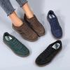 Baskets Casual Rétro Style Allemand Grandes Tailles pour Femmes - Bloc de Couleurs, Légères, Polyvalentes, à Lacets