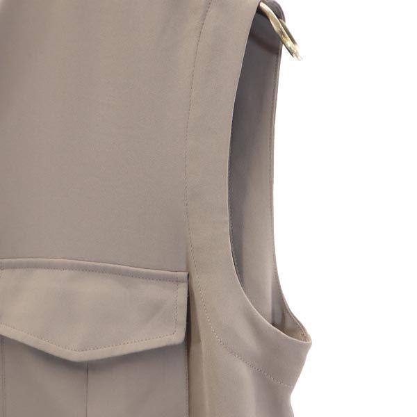 ALLSAINTS No sleeve Shirt dress UK4(US0) Beige Women Used