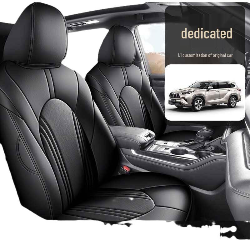 Toyota Highlander Car Seat Cushion Set: 5-Seater and 7-Seater All-Season Full Coverage Interior Accessories
