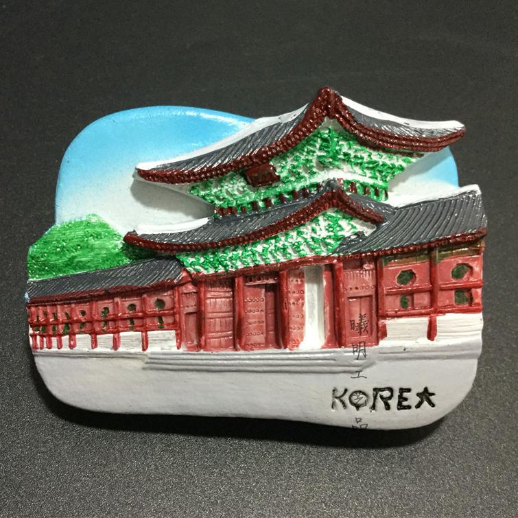 Korea Travelling Souvenirs Fridge Magnets Korean Resorts Tourist Souvenirs Magnetic Stickers for Message Board Home Decor