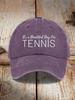 Men's and women's love printed retro baseball cap, old washed sunshade sunscreen adjustable cap