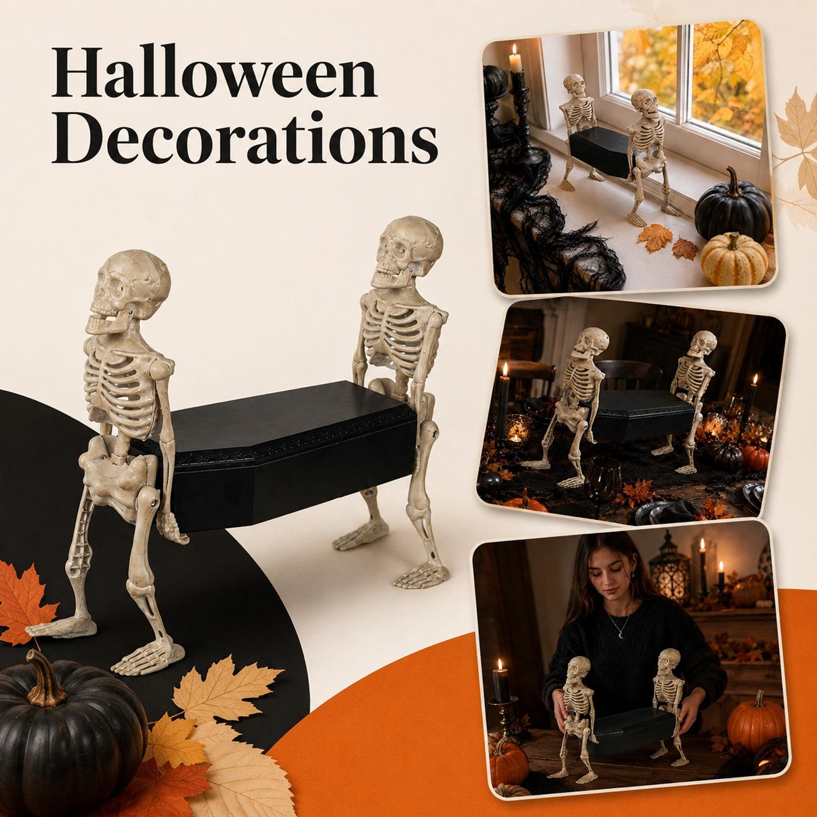 Animated Skeleton Coffin Lifting Toy for
