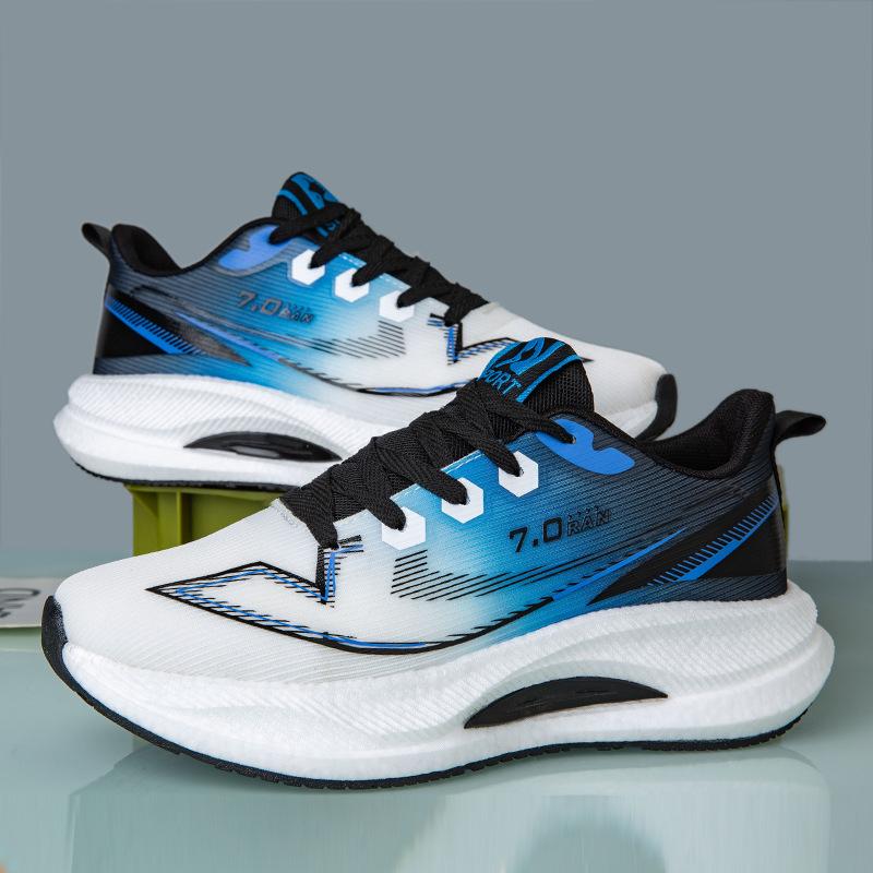 Spring and summer men's shoes couple shoes running casual shoes travel shoes heightened thick sole lightweight mesh women's shoes