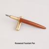 Rosewood Signature Business & Student Pen Set - Includes Ballpoint and Fountain Pen with Custom Logo in Gift Box.