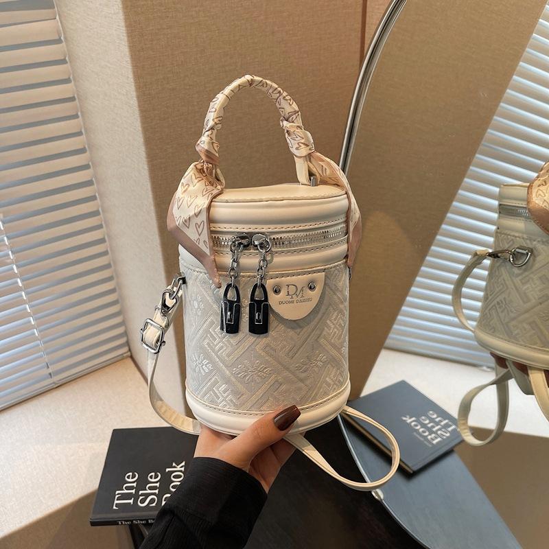 

Летняя популярная маленькая сумка женская новая контрастного цвета универсальная сумка-мессенджер модная портативная сумка-цилиндр