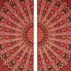 Beautiful Indian Bohemian Psychedelic Hippie Tree of Life Window Curtain Panels for Bedroom, Living, Balcony (Tie Dye Tree)