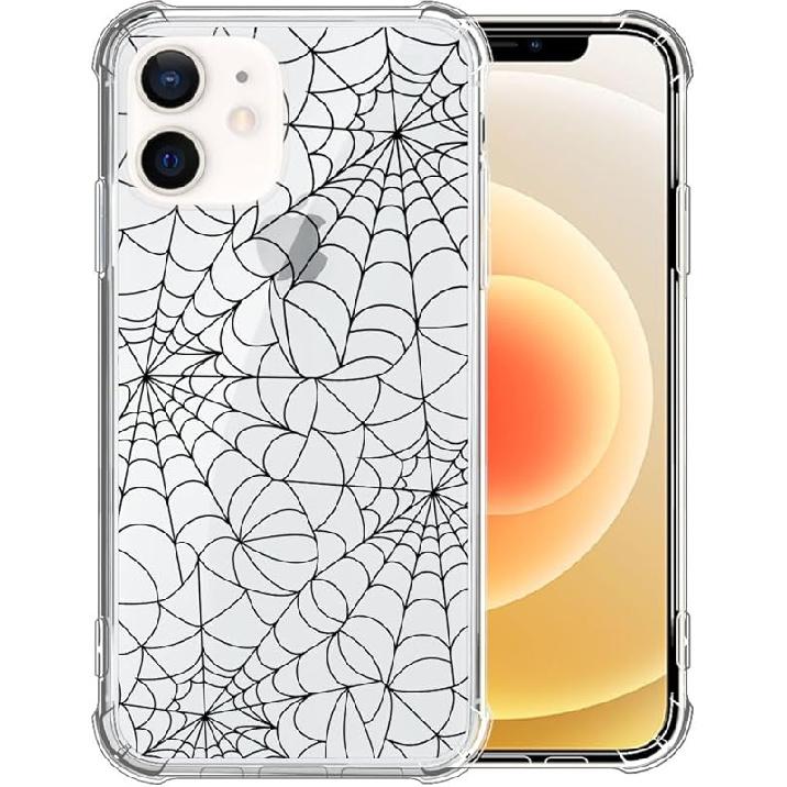 for iPhone 12 Mini Case Clear,TLT Pink Bow Transparent Soft Shockproof Protective Slim Thin Bumper Pattern Design Phone Case