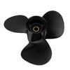 12 1 4in Boat Propeller 3 Blades Aluminium Alloy 13 Tooth Corrosion Resistance Replacement for Outboard Engines 25‑70HP