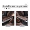 ABS Carbon fiber Center Console Armrest Frame Trim Cover For BMW X1 -24