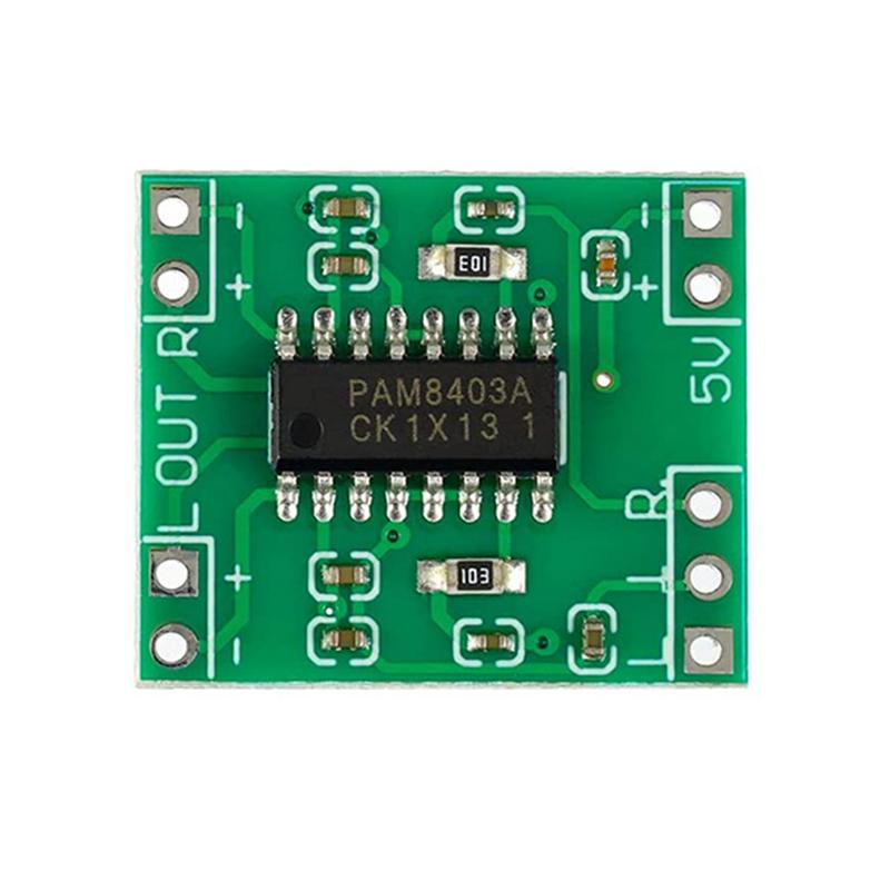 -A12R 40 PCS PAM8403 Module Super Mini Digital Amplifier Board 2 X 3W Class D Digital 2.5V To 5V Power Amplifier Board
