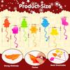 10/30/50PCS Christmas Sticky Hands Bulk Santa Elk Snowflake Stress Relief Stretchy Sticky Hands Toy for Kids Christmas Gifts