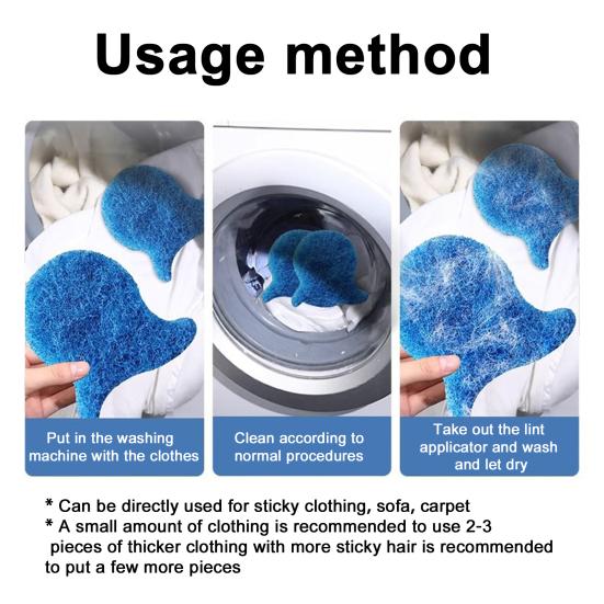 5/8/10Pcs Laundry Pet Hair Catcher Wool Trap Washing Machine Hair Sticking