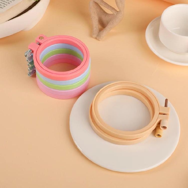 Cross Stitches Sewing Kits Embroidery Stitches Starter Kits with Embroidery Hoop