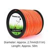 50M 2.7mm Brush Cutter Strimmer Line  Electric Lawn Mower Trimmer