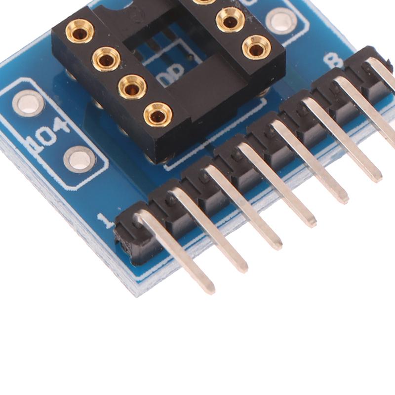 Jednořadý Zip Sip8 balíček převedený na dvouřadý Dip8 patici Njm5532 4558 4560 4580 4565 2114L HiFi audio upgrade