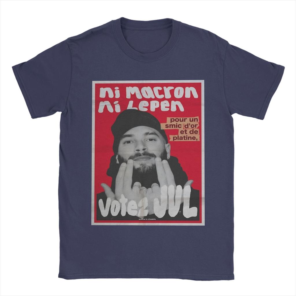 Vintage French Rapper Vote Juls Alien Music Tshirt Unisex Unisex O Neck Cotton T Shirts Short Sleeve Tee Shirt New Arrival Tops