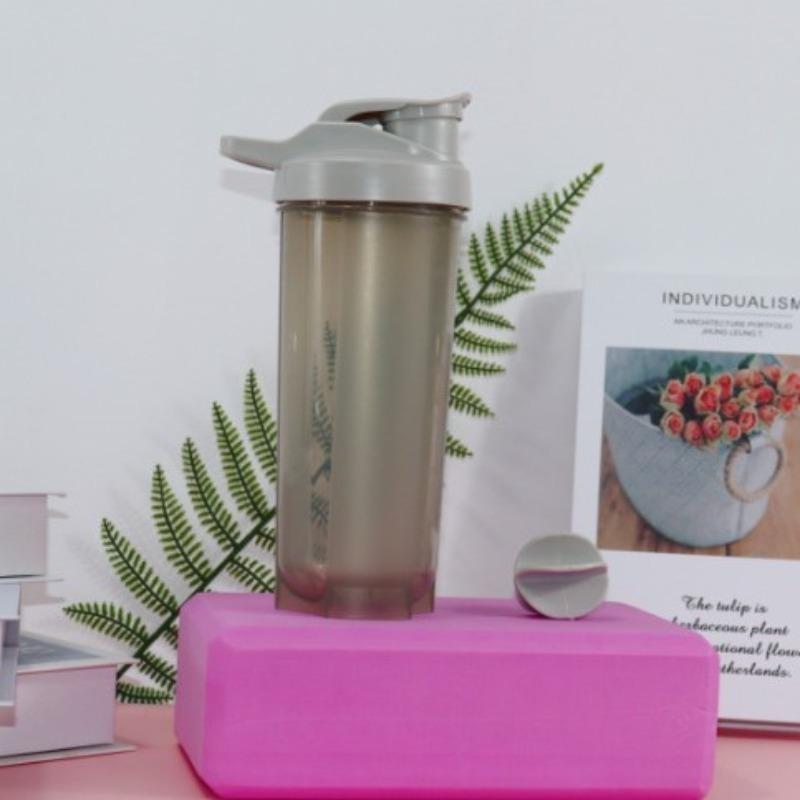 700ML Portable Fitness Water Cup, Meal Replacement Milkshake Cup, Protein Powder Shaker Cup, Graduated Mixing Cup
