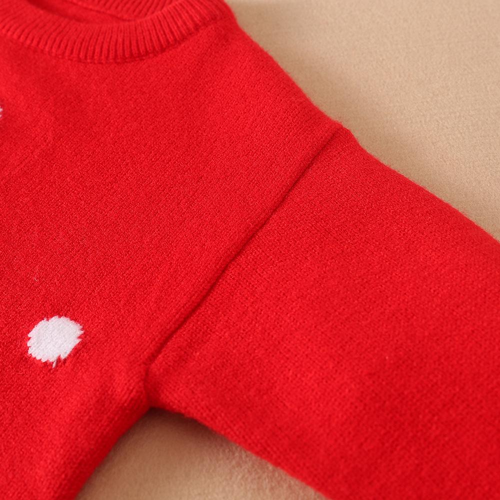 Baby Girls Sweater Knit Pullover Clothes Autumn Winter Soft Wool Clothing 2024 Christmas Sweatshirts Boys Snowman Outfit