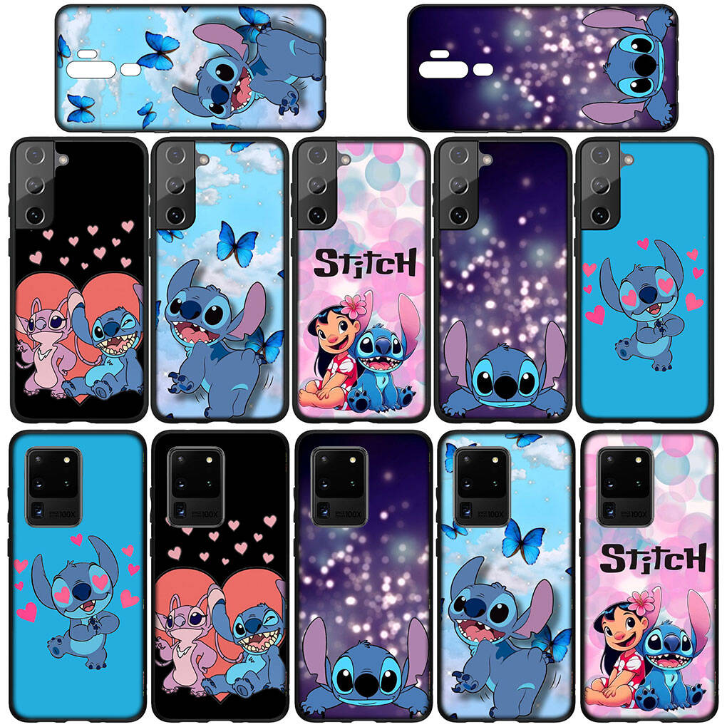 Phone Case for Samsung Galaxy S25 S23 S22 S21 S24 Ultra FE A05 A06 A15 A16 A36 A37 A35 A54 A55 A56 A57 A25 A26 A53 A17 Comics Lilo Cute Stitch Cover